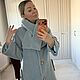Заказать Пальто Лазурь с золотом. Дизайн-студия Slada Fashion. Ярмарка Мастеров. . Пальто Фото №3