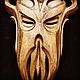 Miraak mask from the game Skyrim. Interior masks. Amberwood (AmberWood). My Livemaster. Фото №4
