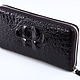 Клатч из натуральной кожи крокодила IMA0081B1. Клатчи. CrocShop товары из экзотической кожи. Ярмарка Мастеров.  Фото №5