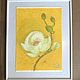 Oil pastel painting with a white magnolia flower 'Southern' 297h420 mm. Pictures. chuvstvo-pozitiva (chuvstvo-pozitiva). Online shopping on My Livemaster.  Фото №2