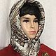 Шапка Капор утеплённый из платка Платунья. Шапки. LusyStudio. Ярмарка Мастеров.  Фото №5