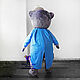 Bear in jacket. Mascot. Props for animators. Magazin-masterskaya Lilu. Ярмарка Мастеров.  Фото №4