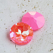 Материалы для творчества handmade. Livemaster - original item Rhinestone 27mm Bezel Pink Peach Premium Rimless. Handmade.