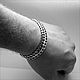 Men's Eight Silver Bracelet. Chain bracelet. probastore (probastore). Online shopping on My Livemaster.  Фото №2