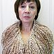 Заказать воротник Кудряшка эко-мех валяние. мягкий войлок (goldruno). Ярмарка Мастеров. . Воротнички Фото №3