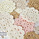 A set of knitted decorations for scrap, etc. Scrapbooking Elements. Natalie crochet flowers. Online shopping on My Livemaster.  Фото №2