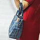 Сумка-тоут: классика из джинсы. Классическая сумка. Jeans bags by Anna. Ярмарка Мастеров.  Фото №4
