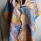 Order Felted silk stole double sided Baltic coast. FansFelt. Livemaster. . Wraps Фото №3