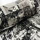 Футер серый принт M2500. Ткани. БАРХАТ Ткани Краснодар. Интернет-магазин Ярмарка Мастеров.  Фото №2