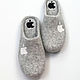 zapatillas: ' Apple'. Slippers. Cozy Felt. Интернет-магазин Ярмарка Мастеров.  Фото №2
