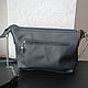 Order Women's leather bag.Clutch Bag with Fox applique black. POLLI (cymoza). Livemaster. . Clutches Фото №3