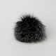 A copy of the Fur product: Natural pompoms. Fur. valenki-zima. Online shopping on My Livemaster.  Фото №2