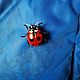 Brooch 'ladybug'. Brooches. ETNOMIR (ethnomir). Online shopping on My Livemaster.  Фото №2