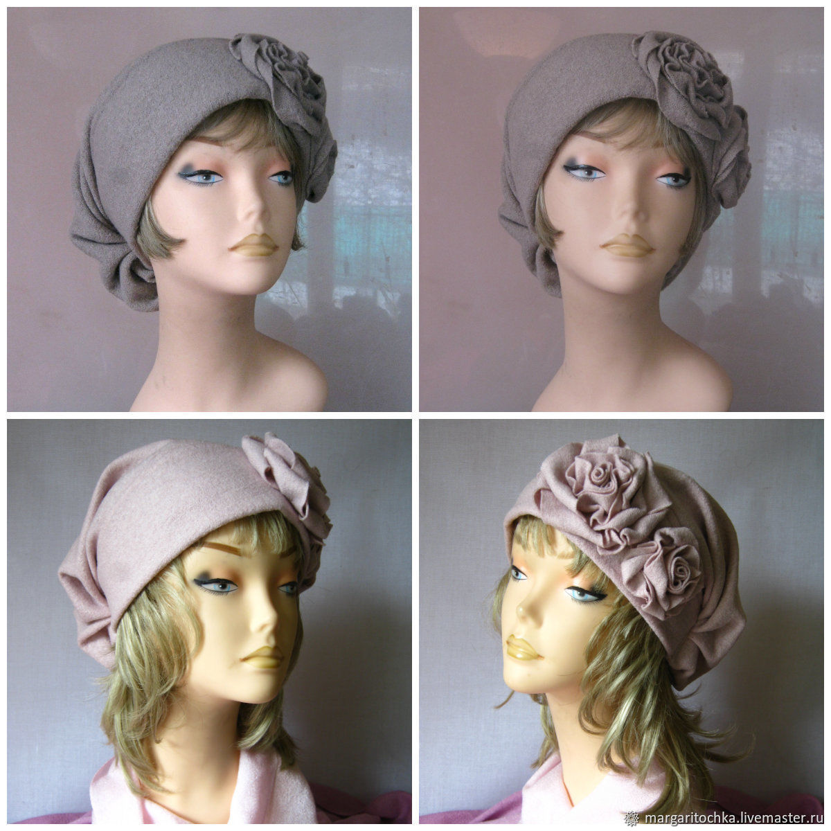 ретро шапка женская