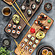 Set of boards for serving sushi and snacks' Aria ' made of oak. Dish. Foxwoodrus. Online shopping on My Livemaster.  Фото №2
