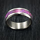 Titanium ring with sugilite (lavulite). Rings. asgdesign. Online shopping on My Livemaster.  Фото №2