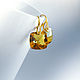 Earrings with ametrine in 24K gold, Earrings, Moscow,  Фото №1