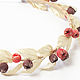 The rim on the head with berries and gold leaf. Headband. Missberry.me. Online shopping on My Livemaster.  Фото №2