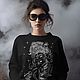 КРИШНА белый принт Печать на Свитшоте Печать на Толстовке. Свитшоты мужские. ANAHART. Ярмарка Мастеров.  Фото №4