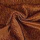 Портьерная ткань Шенилл коричневый, рыже-коричневый, Ткани, Москва,  Фото №1