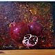 Author's painting 'Brutal Garnet' 40/50 oil on canvas. Pictures. Anji's favourite pictures (anzhela-a). Online shopping on My Livemaster.  Фото №2