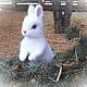 felt toy: Toshka Rabbit. Felted Toy. woolmiracle (woolmiracle). My Livemaster. Фото №5