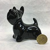 Для дома и интерьера handmade. Livemaster - original item Scotch Terrier (Scottish Terrier) porcelain figurine. Handmade.