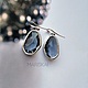 Дымка. Серьги классические. mariSkai Design Jewelry by Maria L.. Интернет-магазин Ярмарка Мастеров.  Фото №2
