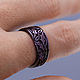 Order Ring with holly leaves and Celtic titanium pattern. Ringlin's shop. Livemaster. . Rings Фото №3