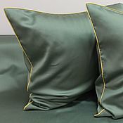 Для дома и интерьера handmade. Livemaster - original item Bed linen made of tencel fabric with edging. double Euro.. Handmade.