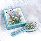 Set the comb and the box meadow turquoise, Box, Novosibirsk,  Фото №1