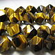 Tiger's eye bicone faceted bead cut. Beads1. Elena (luxury-fittings). My Livemaster. Фото №4