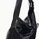 Заказать Сумка из натуральной кожи Хобо. Shampi Bags. Ярмарка Мастеров. . Сумка-мешок Фото №3