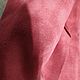  Спилок велюр, цвета: розовый и красный. Кожа. RusLeather. Ярмарка Мастеров.  Фото №4
