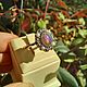 Серебряное кольцо с эфиопским опалом с жемчугом. Кольца. Винтажная особа. Ярмарка Мастеров.  Фото №9
