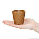 Wooden textured glass made of elm wood R11. Shot Glasses. ART OF SIBERIA. Online shopping on My Livemaster.  Фото №2