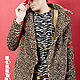 Fur Coat Leopard. Mens outerwear. Lollypie - Modiste Cat. My Livemaster. Фото №4
