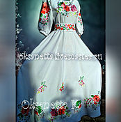 Одежда handmade. Livemaster - original item Dress with embroidery 