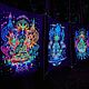 БУДДА UV Полотно Декор для фестивалей Светится в ультрафиолете. Картина фэншуй. ANAHART. Ярмарка Мастеров.  Фото №8