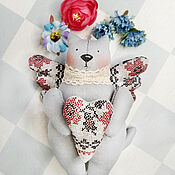 Куклы и игрушки handmade. Livemaster - original item Textile cat Tilda. Handmade.