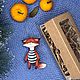 Елочная игрушка Лисенок из папье-маше, Елочные игрушки, Агидель,  Фото №1