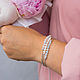 Aquamarine chain bracelet. Bead bracelet. ROCK AND SOUL. Online shopping on My Livemaster.  Фото №2