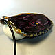  Black Orchid-custom painting – women's mascot. Pendant. lacquer miniature. My Livemaster. Фото №4