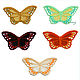 Embroidery applique Butterfly large white openwork lace FSL free, Applications, Moscow,  Фото №1