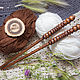 Wooden knitting Needles 8mm/305mm Birch Knitting needles made of wood. N1, Knitting Needles, Novokuznetsk,  Фото №1
