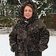 НА ЗАКАЗ русский мутон орех, шоколад  для шуб, пальто, жилетов. Шубы. Елена Ярославцева. Интернет-магазин Ярмарка Мастеров.  Фото №2