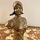 Винтаж: Статуэтка девочка из Голландии. Бронза. Статуэтки винтажные. Екатерина кетикет. Ярмарка Мастеров.  Фото №5