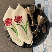 Для дома и интерьера handmade. Livemaster - original item Napkins: linen napkins 