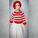 Аутфит для кукол ИТ и Барби "Николь". Одежда для кукол. Tasha Dolls. Ярмарка Мастеров.  Фото №7