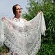  Openwork wedding shawl, white mohair shawl. Shawls. KnitLaceDreams. My Livemaster. Фото №4